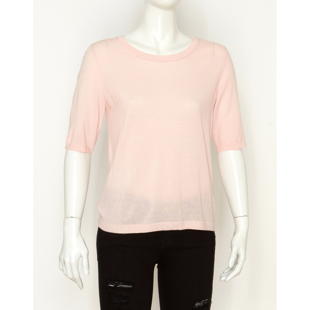 Light Pink 100% Merino Wool Sweater